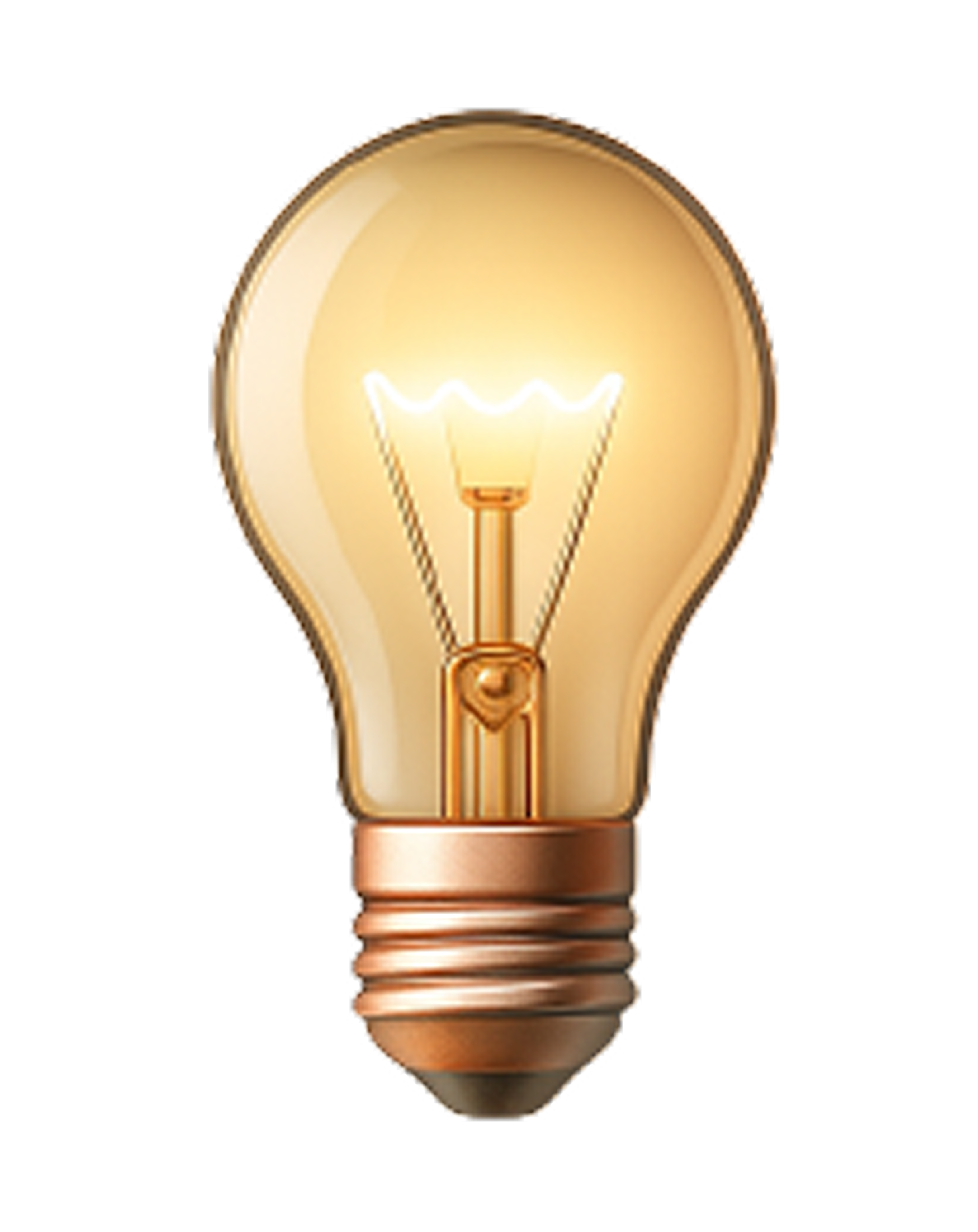 Gold Lightbulb